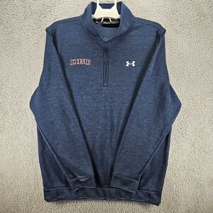 Under Armour Fleece Lined Loose 1/4 Zip Men's Sz XL / TG‎  Navy Blue Jacket